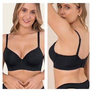 Leonisa‎ Ballet Back Underwire Contouring Bra SZ 40B in Black